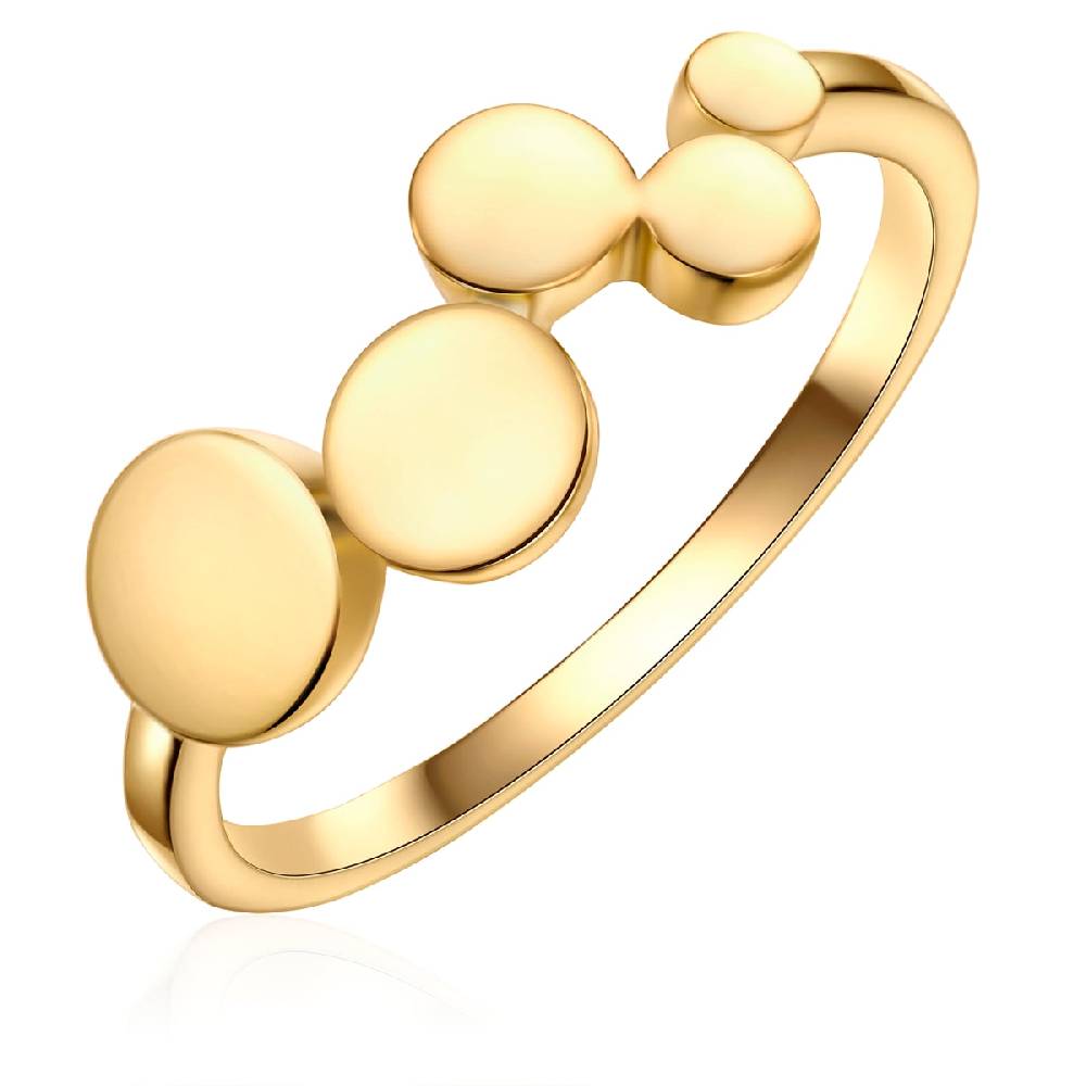 Rafaela Donata Ring Sterling Silber gelbgold 50% Rabatt für begrenzte Zeit