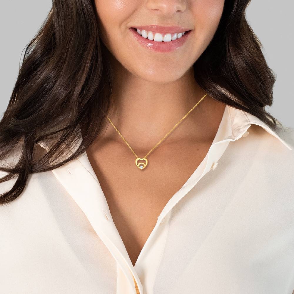 Rafaela Donata Kette mit Anhänger Sterling Silber gelbgold Zirkonia weiß Saisonale Angebote