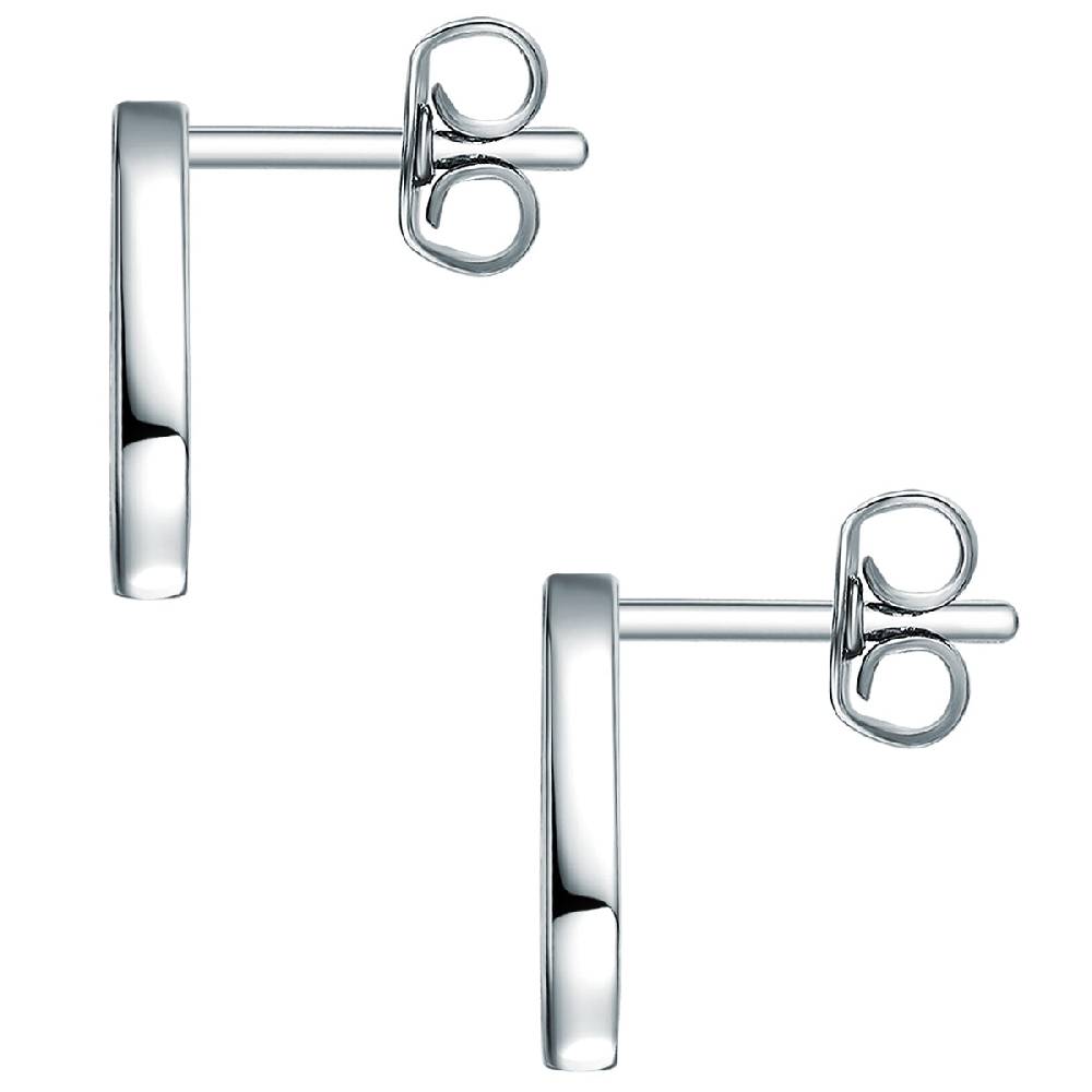 Rafaela Donata Ohrstecker Sterling Silber verziert mit Kristallen von Swarovski® weiß Tägliche Deals