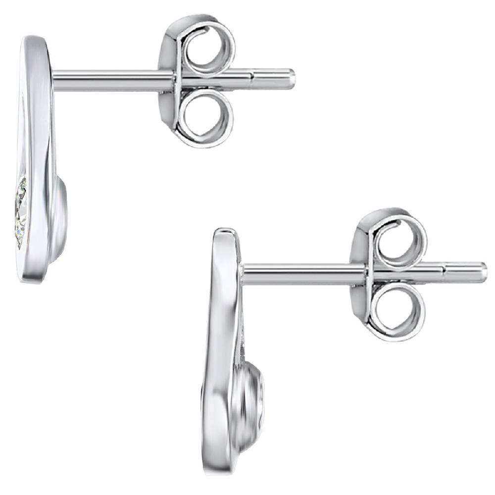 Rafaela Donata Ohrstecker Sterling Silber Zirkonia weiß Letzte 2 Tage