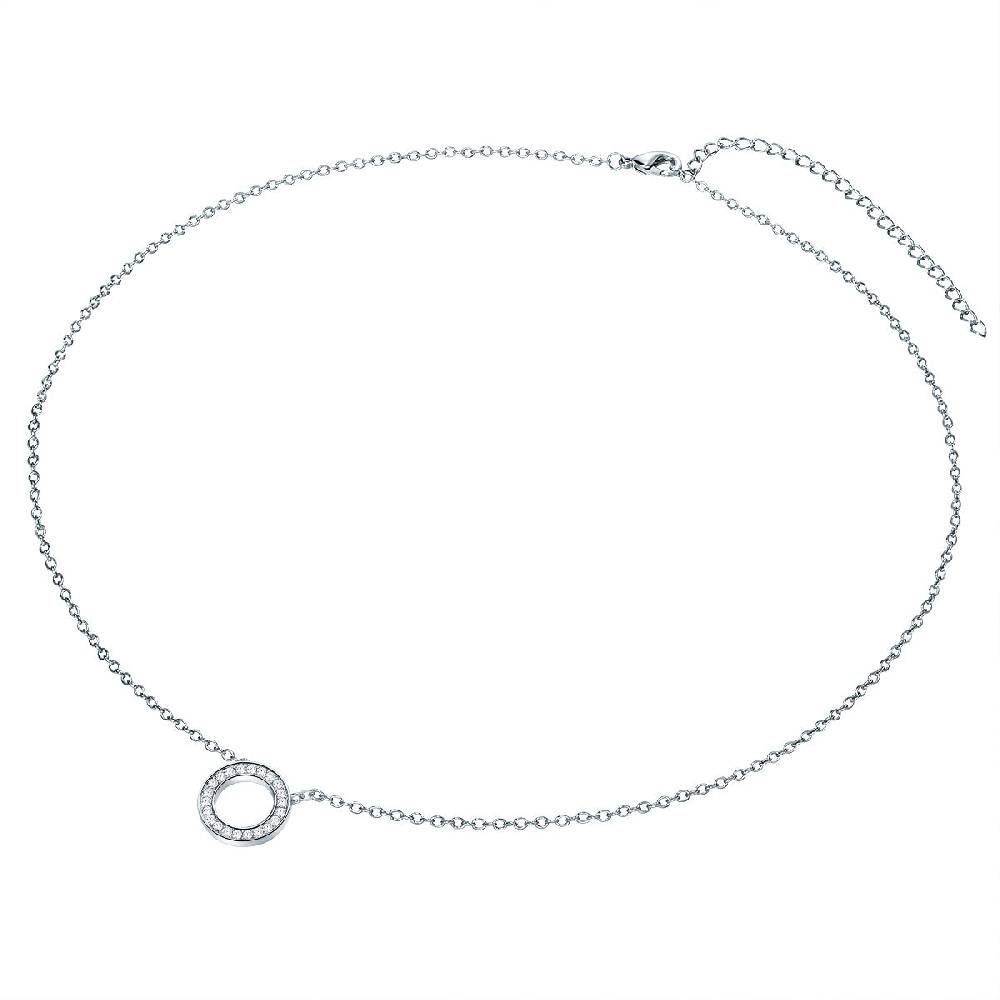 Rafaela Donata Kette mit Anhänger Sterling Silber verziert mit Kristallen von Swarovski® weiß Bis zu 60% Rabatt