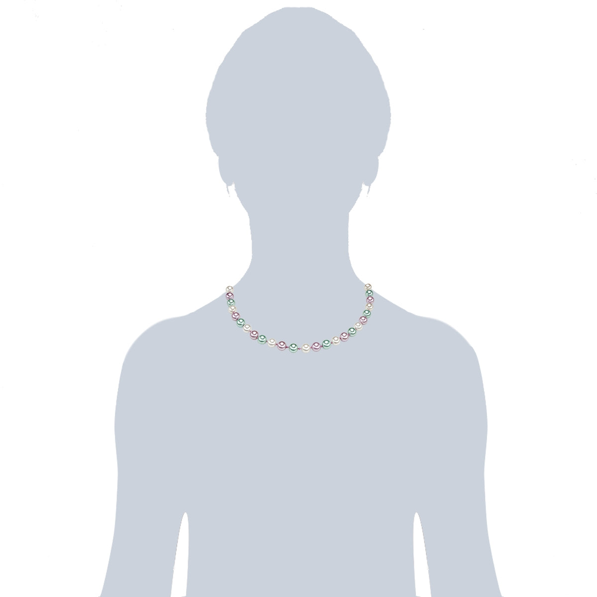 Rafaela Donata Kette Sterling Silber Muschelkernperle multicolor Nur für heute