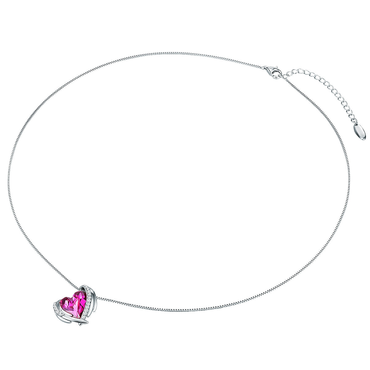 Rafaela Donata Kette mit Anhänger Sterling Silber verziert mit Kristallen von Swarovski® amethyst weiß Discount Store für neue Produkte