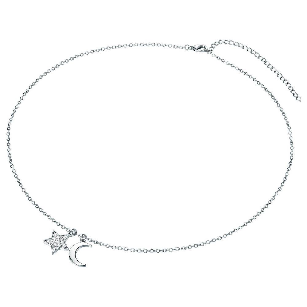 Rafaela Donata Kette mit Anhänger Sterling Silber verziert mit Kristallen von Swarovski® weiß Speichern exportieren