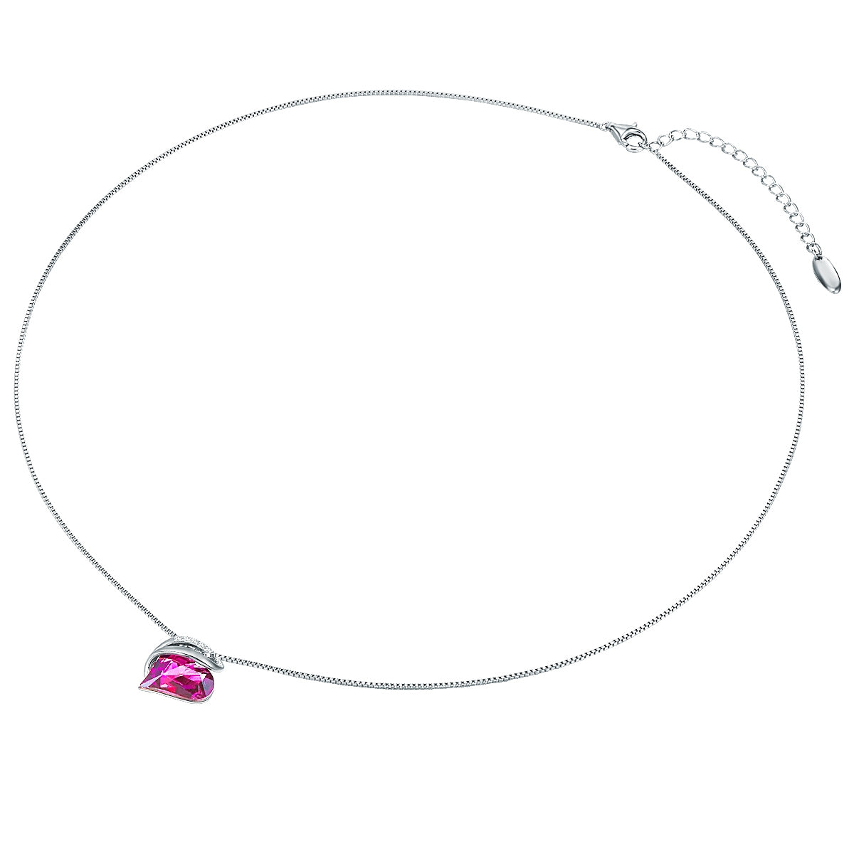 Rafaela Donata Kette mit Anhänger Sterling Silber verziert mit Kristallen von Swarovski® amethyst weiß Rabatte dieses Monats