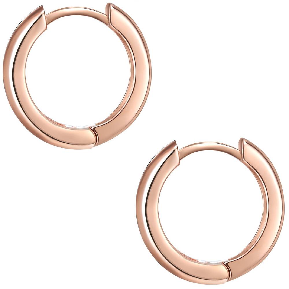 Rafaela Donata Creolen Sterling Silber roségold Tägliche Deals