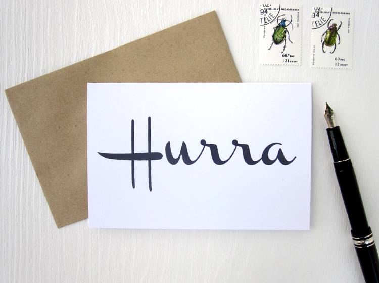 Renna Deluxe HURRA // Klappkarte Riesige Ersparnisse