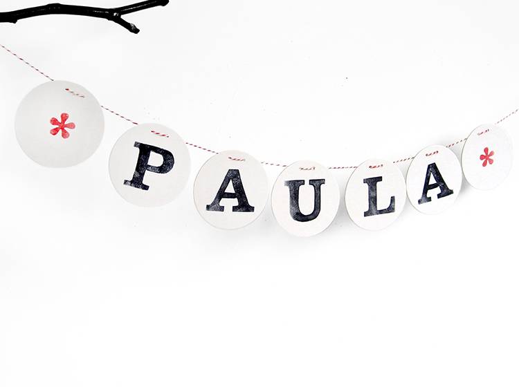 Renna Deluxe Buchstabe für personalisierte Namensgirlande Neuheiten