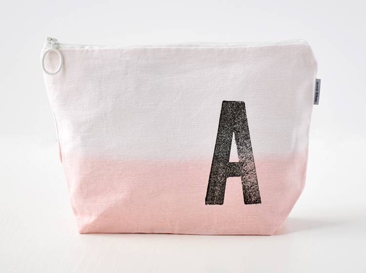Renna Deluxe Kulturtasche ROSA mit Monogramm personalisiert Kauf eins, bekomm eins gratis