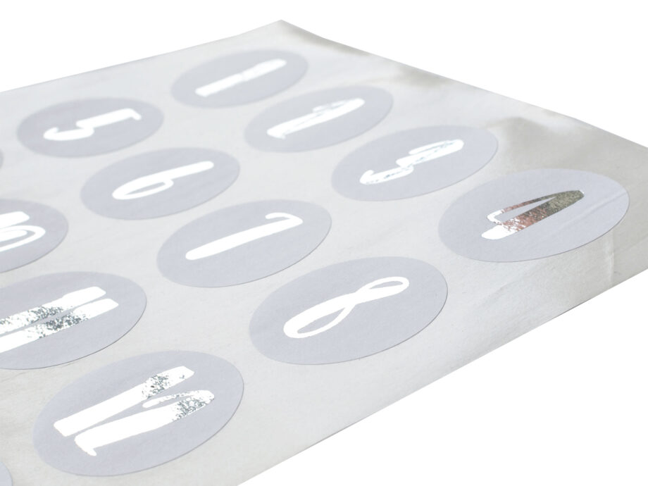 Renna Deluxe Adventskalender SILBER metallic mit schwarzen Tüten Begrenzte Freigabe