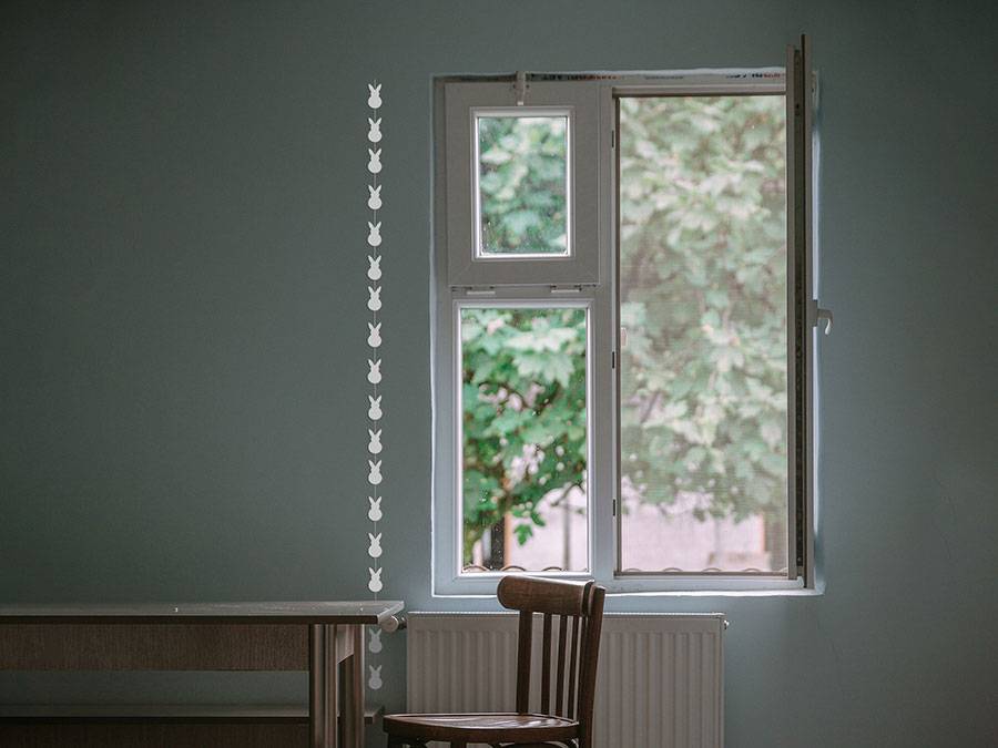 Renna Deluxe Hasen Girlande senkrecht Letzter Tag
