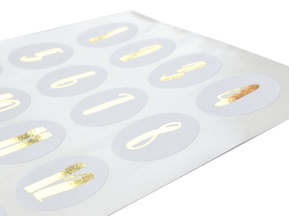 Renna Deluxe Adventskalender Gold metallic mit weißen Papiertüten Top Angebot