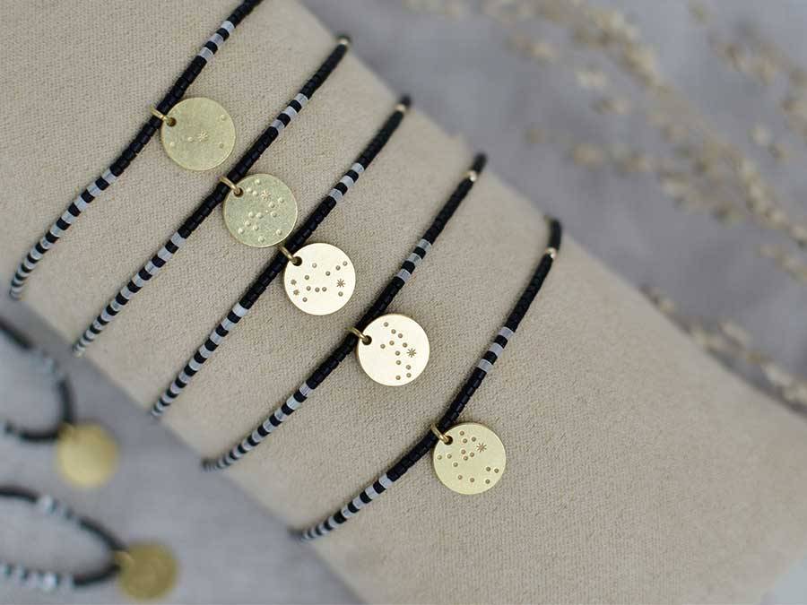 Renna Deluxe ZWILLINGE Sternzeichen Armband Gold Neuheiten