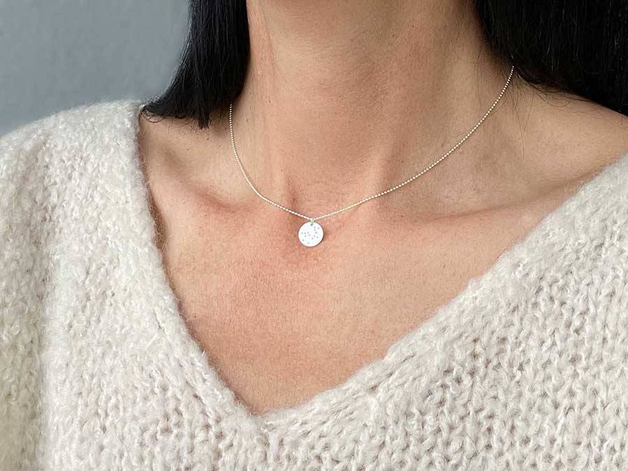Renna Deluxe SCHÜTZE Sternzeichen Kette Silber Räumungsverkauf