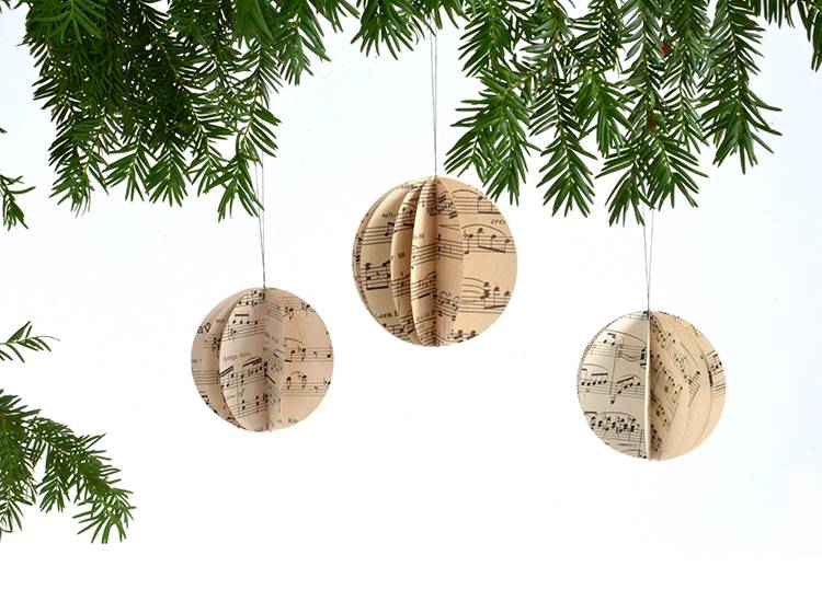 Renna Deluxe Frohe Weihnachten Karte mit Notenkugel Sonderangebote