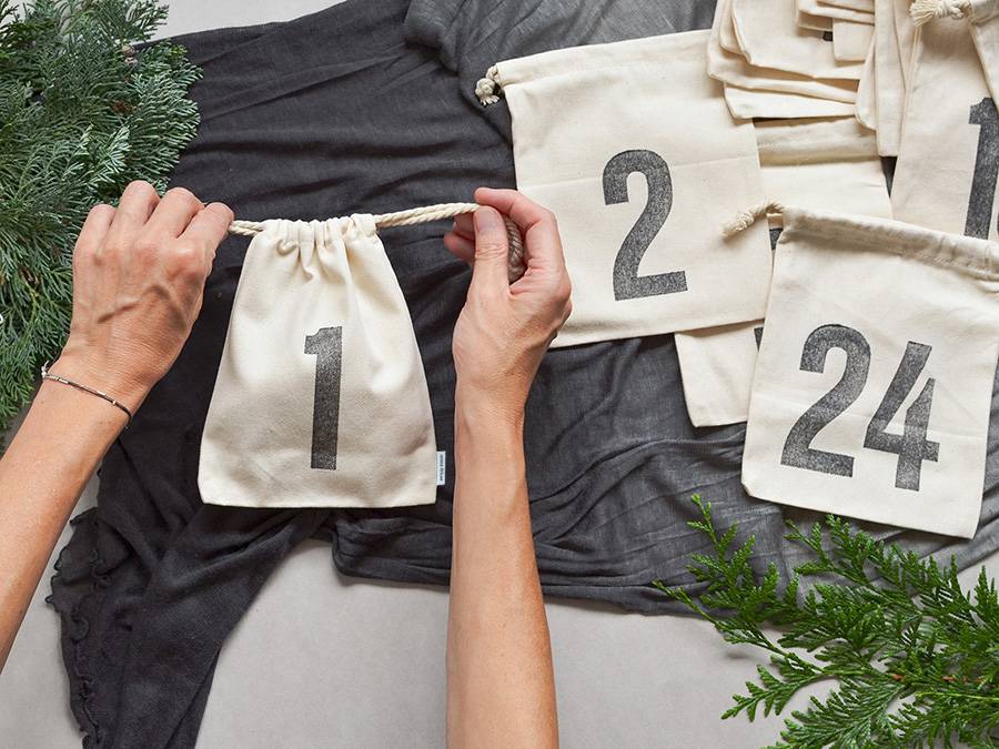 Renna Deluxe Nachhaltiger Adventskalender aus Bio-Baumwolle Wochenangebot