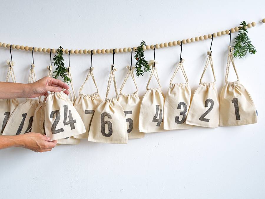 Renna Deluxe Nachhaltiger Adventskalender aus Bio-Baumwolle Wochenangebot