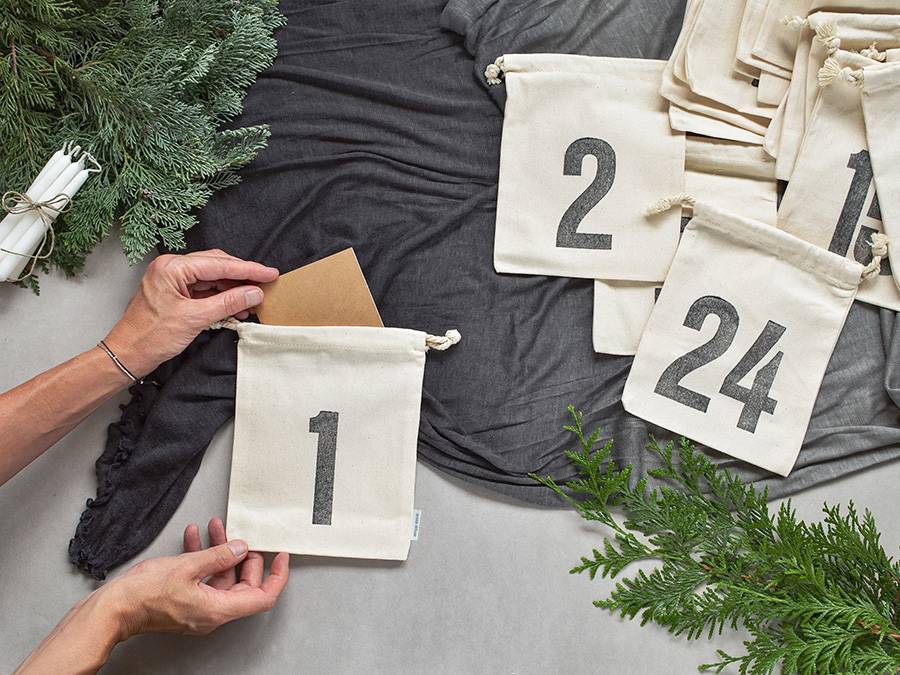 Renna Deluxe Nachhaltiger Adventskalender aus Bio-Baumwolle Wochenangebot
