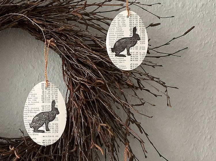 Renna Deluxe Frohe Ostern Klappkarte mit Osterei zum Anhängen Neueste Stile