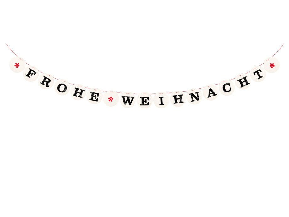Renna Deluxe Frohe Weihnacht Girlande Bis zu 50% Rabatt