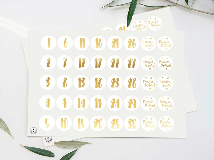 Renna Deluxe RAMADAN Kalender Gold mit schwarzen Tüten Bis zu 65% Rabatt