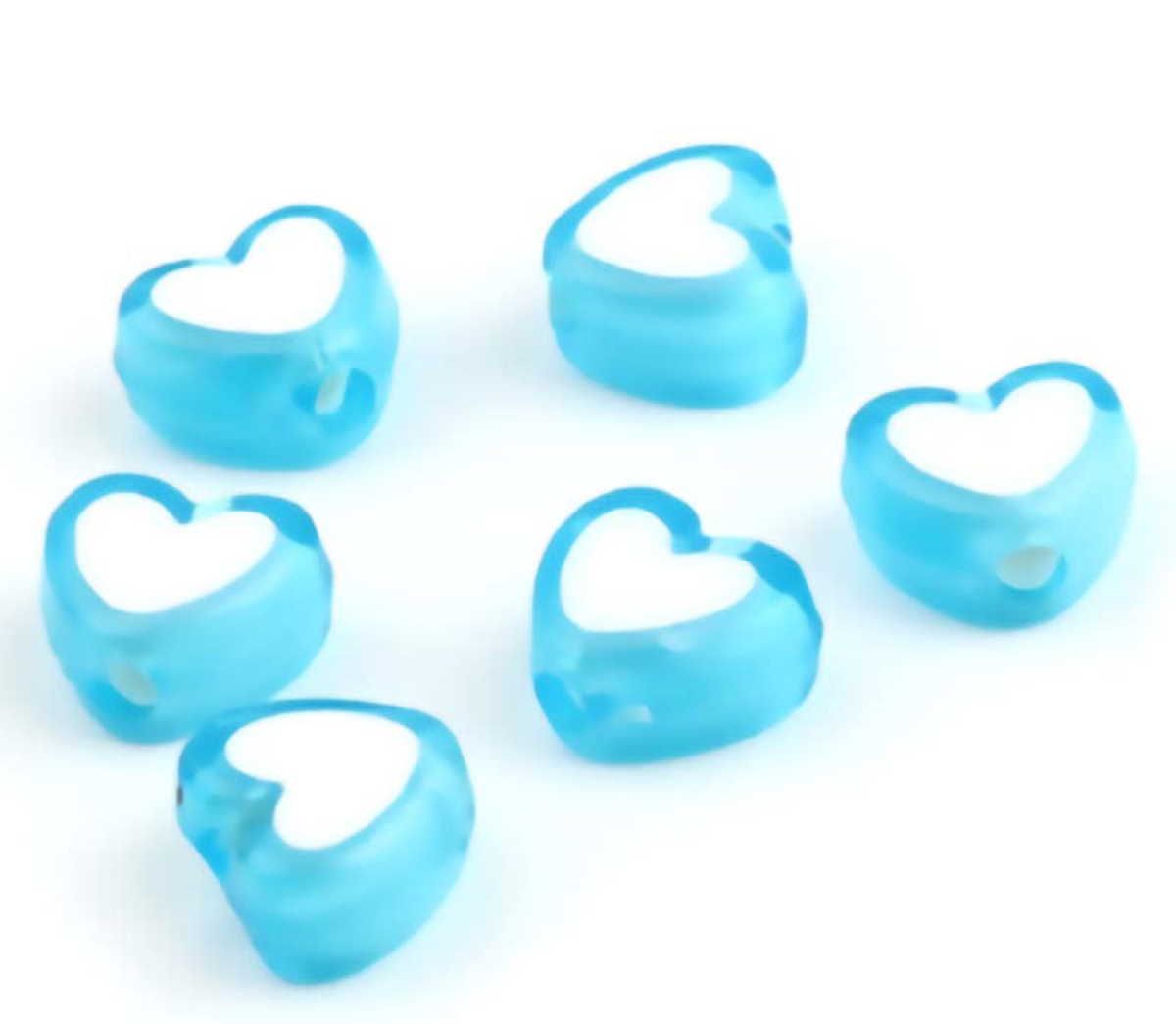 Sadingo Acrylperlen Herz | 300 Stück, 8x7mm Discount Store für neue Produkte