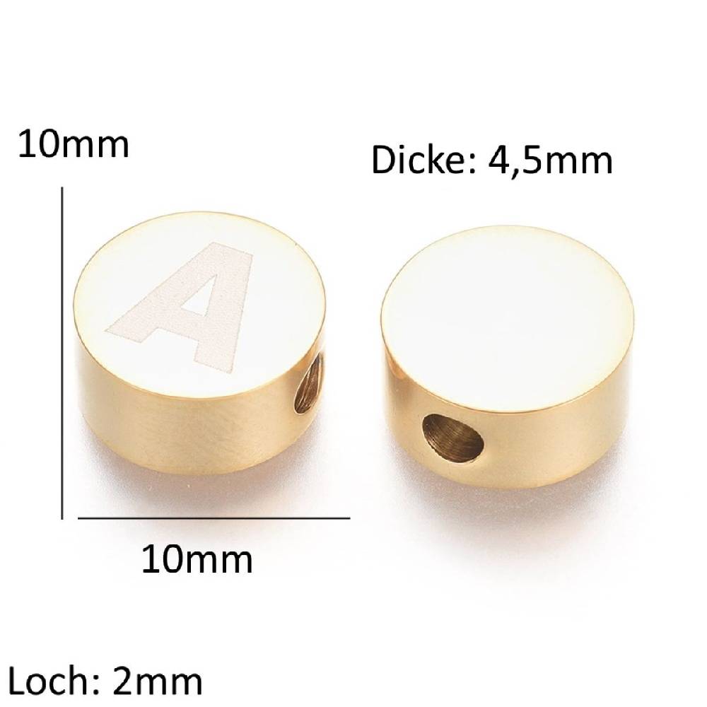 Sadingo Buchstabenperlen | 26 Stück, 10mm Letzte 3 Tage