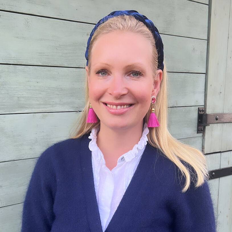 SchwesterSchwester Edel funkelnde Ohrstecker in Pink mit Quaste Letzte 2 Tage