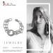Silberdream SilberDream Armband Ringe 925 Sterling Silber Damen 18,5cm SDA419 Letzte 2 Tage