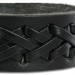 Silberdream SilberDream Lederarmband schwarz Kreuzband Leder Armband LA5654S Nur für heute