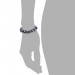 Silberdream SilberDream Shamballa Armband Glas schwarz 18 geschliffene Kugeln SDA912 im Angebot