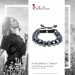 Silberdream SilberDream Shamballa Armband Glas schwarz 18 geschliffene Kugeln SDA912 im Angebot