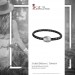 Silberdream SilberDream Leder Armband 19cm grau mit Edelstahl Verschluss LS1471 Günstiger Verkauf