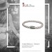 Silberdream SilberDream Leder Armband weiß 22cm mit Edelstahl Verschluss LS1523 Fabrikverkauf