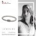 Silberdream SilberDream Leder Armband weiß 22cm mit Edelstahl Verschluss LS1523 Fabrikverkauf