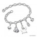 Silberdream SilberDream 925 Silber Charm Herz glanz Armband Anhänger FC3144 Saisonschlussverkauf
