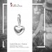 Silberdream SilberDream 925 Silber Charm Herz glanz Armband Anhänger FC3144 Saisonschlussverkauf