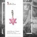 Silberdream SilberDream 925 Charm Blume rosa Armband Ketten Anhänger FC4114 Osterangebot