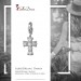 Silberdream SilberDream 925 Charm Kreuz weiß Armband Anhänger FC205W Heißer Verkauf