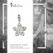 Silberdream SilberDream 925 Charm Blume weiß Armband Ketten Anhänger FC4117 Exklusive Angebote