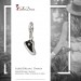 Silberdream SilberDream Glitzer Charm Sneaker schwarz Zirkonia Kristalle GSC515S JETZT KAUFEN