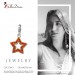 Silberdream SilberDream Glitzer Charm Stern offen orange Zirkonia Kristalle GSC556O Vierteljährliche Förderung