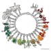 Silberdream SilberDream Glitzer Charm Kleeblatt weiß Zirkonia Kristalle GSC513W Riesige Rabatte