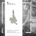 Silberdream SilberDream Glitzer Charm Kleeblatt weiß Zirkonia Kristalle GSC513W Riesige Rabatte