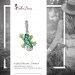 Silberdream SilberDream Glitzer Charm Gecko Zirkonias shiny GSC302 50% Rabatt mit kostenlosem Versand