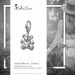 Silberdream SilberDream 925 Charm Teddy Armband Anhänger FC1006 zollfrei