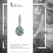 Silberdream SilberDream Charm Zirkonia Kugel aqua Armband Anhänger FC200B 2025