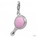 Silberdream SilberDream Charm Handspiegel rosa 925er Armband Anhänger FC689 Verkauf