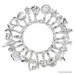 Silberdream SilberDream Glitzer Charm Kugel flieder Zirkonias GSC204 Fabrikverkauf