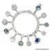 Silberdream SilberDream Charm Stern Zirkonia 925er Silber Armband Anhänger FC903W Kostenloser Versand